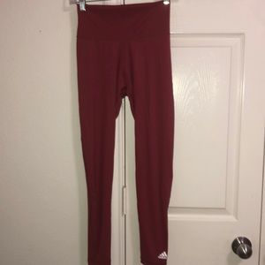 pink addias leggings